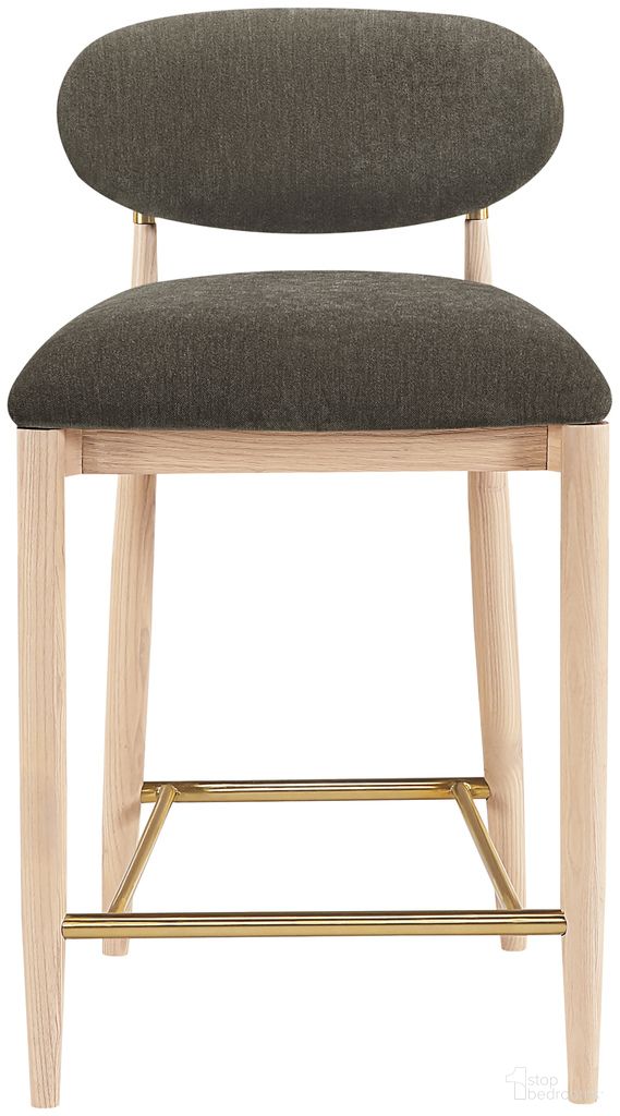 The appearance of Riccio Performance Fabric Upholstered Stool In Brown and Stained Natural designed by Meridian in the modern / contemporary interior design. This brown/stained natural piece of furniture was selected by 1StopBedrooms from Riccio Collection to add a touch of cosiness and style into your home. Sku: 11041Brown-C. Material: Polyester.