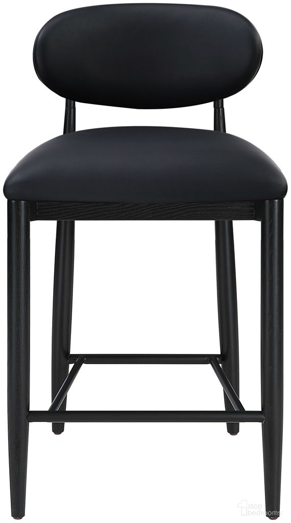 The appearance of Riccio Vegan Leather Upholstered Stool In Black designed by Meridian in the modern / contemporary interior design. This black piece of furniture was selected by 1StopBedrooms from Riccio Collection to add a touch of cosiness and style into your home. Sku: 11040Black-C. Material: Vegan Leather.