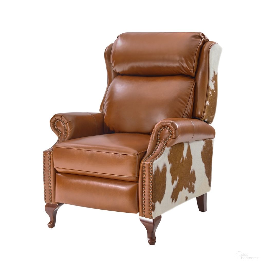 The appearance of Richard Genuine Leather Manual Recliner In Saddle designed by Karat Home in the modern / contemporary interior design. This saddle piece of furniture was selected by 1StopBedrooms from Richard Collection to add a touch of cosiness and style into your home. Sku: RCLB1103-SAD. Material: Genuine Leather.