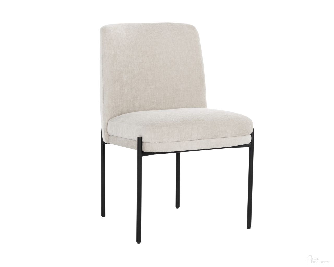 Richie Dining Chair In Black and Danny Ivory