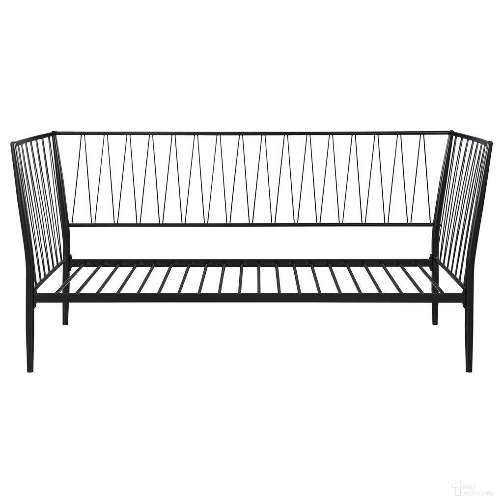 The appearance of Richland Metal Twin Daybed Bed Frame In Matte Black designed by Coaster in the transitional interior design. This matte black piece of furniture was selected by 1StopBedrooms from Richland Collection to add a touch of cosiness and style into your home. Sku: 301057B1;301057B2. Bed Type: Daybed. Material: Metal. Bed Size: Twin.
