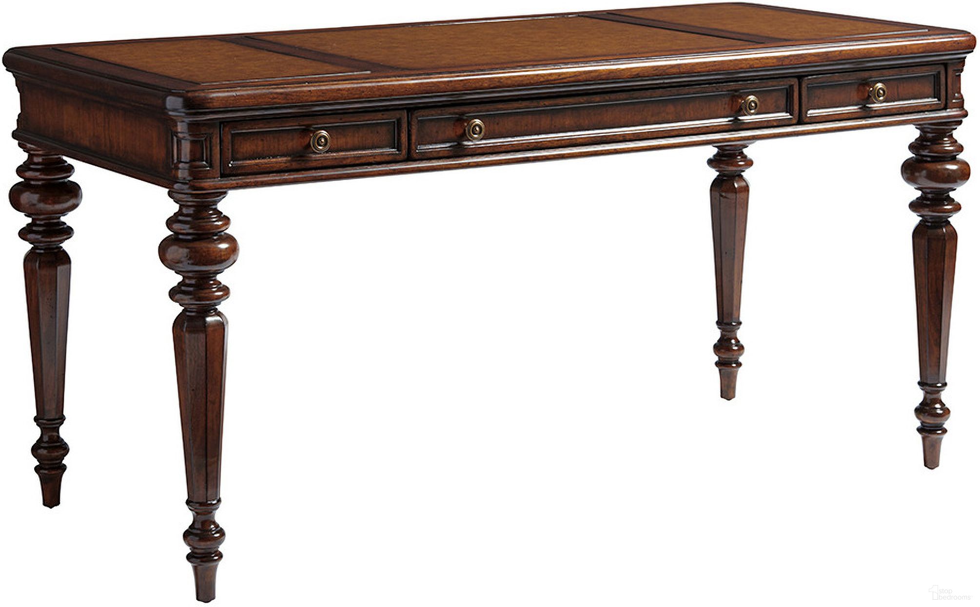 The appearance of Richmond Hill Rosslyn Writing Desk In Vernon designed by Sligh in the traditional interior design. This vernon piece of furniture  was selected by 1StopBedrooms from Richmond Hill Collection to add a touch of cosiness and style into your home. Sku: 305-412. Material: Wood.