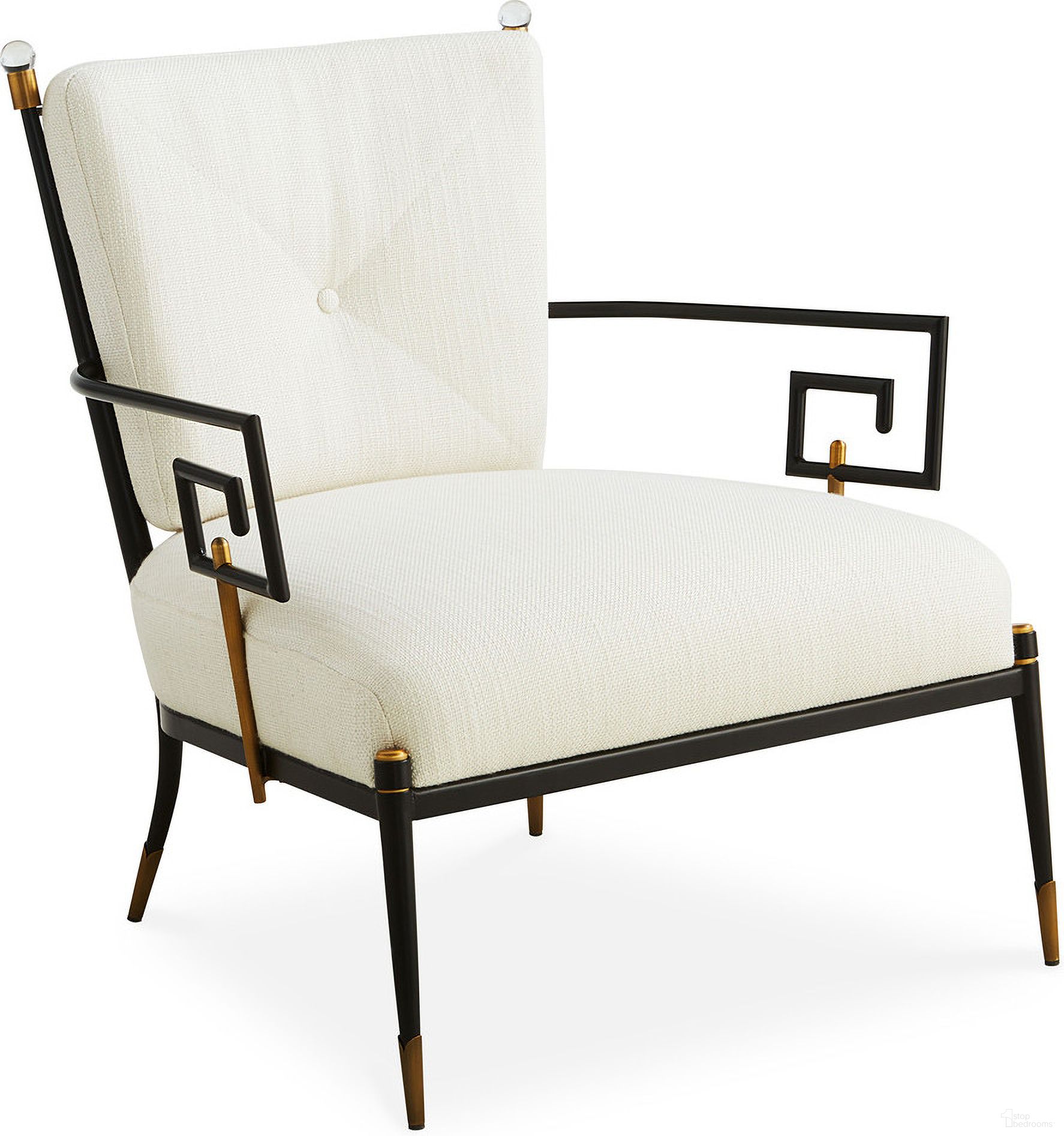 The appearance of Rider Accent Chair In Lucerne Oyster designed by Jonathan Adler in the modern / contemporary interior design. This lucerne oyster piece of furniture was selected by 1StopBedrooms from Rider Collection to add a touch of cosiness and style into your home. Sku: 33547. Material: Cotton.