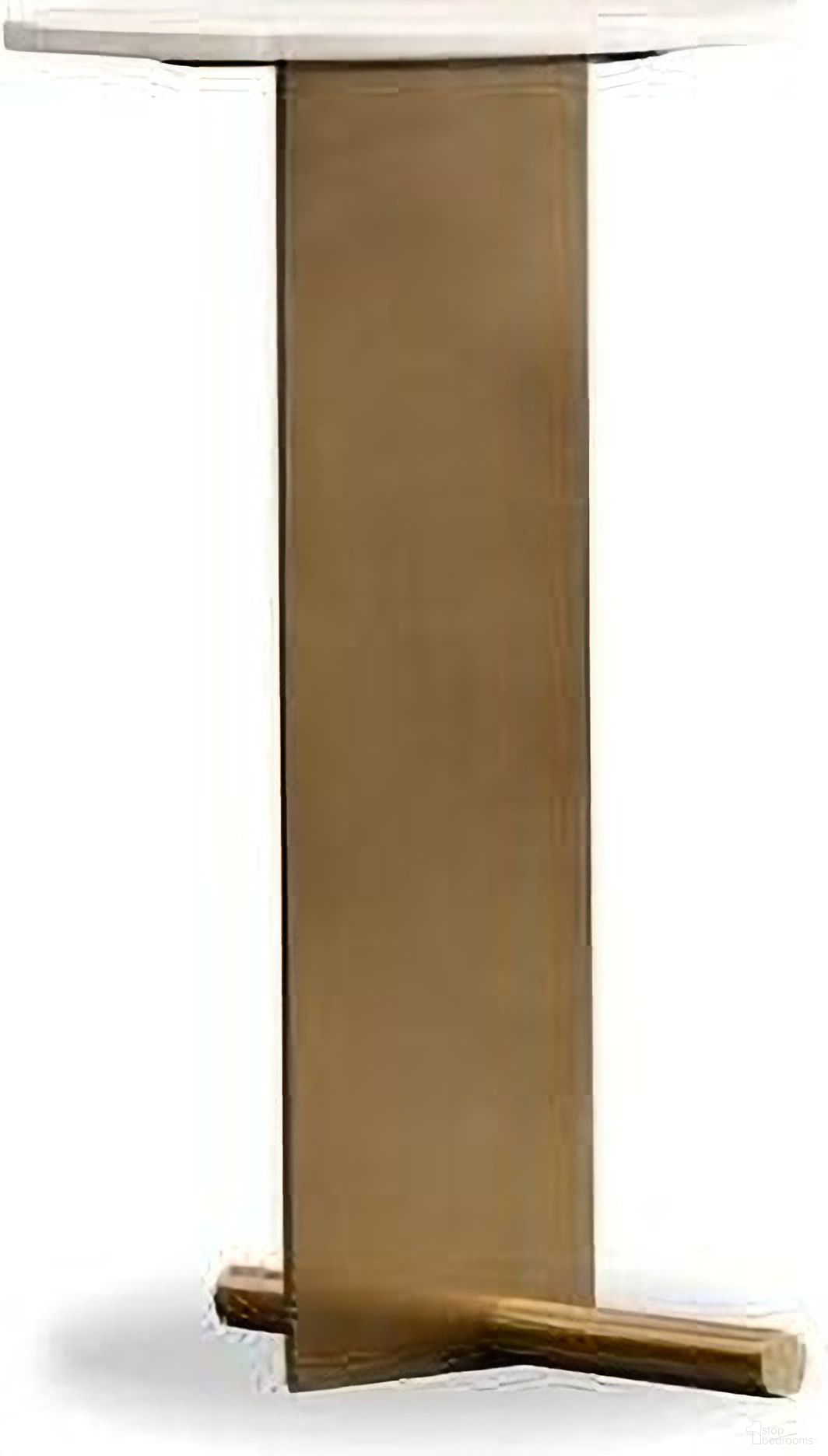 The appearance of Rider End Table Brass Base In Natural designed by Mobital in the modern / contemporary interior design. This natural piece of furniture  was selected by 1StopBedrooms from Rider Collection to add a touch of cosiness and style into your home. Sku: WEN-RIDE-TRAV-BRAS. Material: Travertine.
