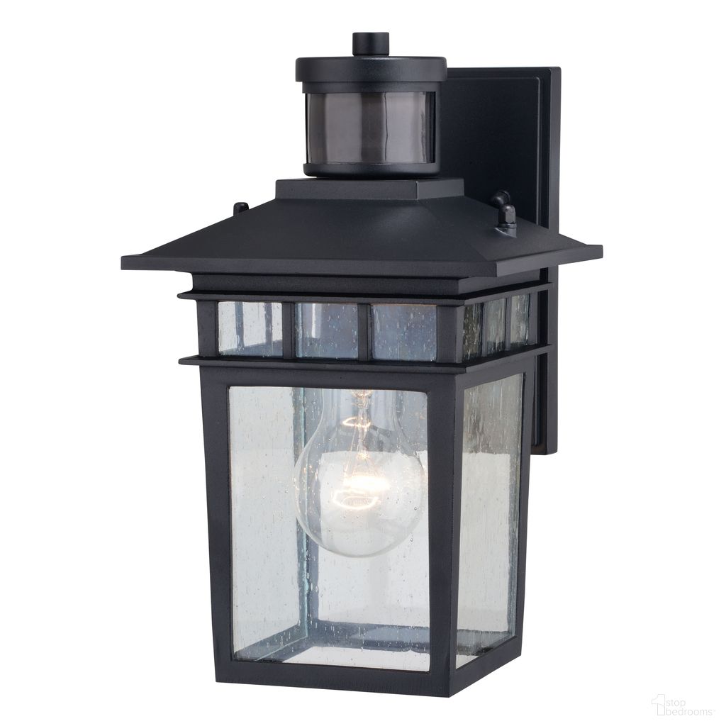Ridge Dualux 6.5 Inch Outdoor Motion Sensor Wall Light In Textured Black