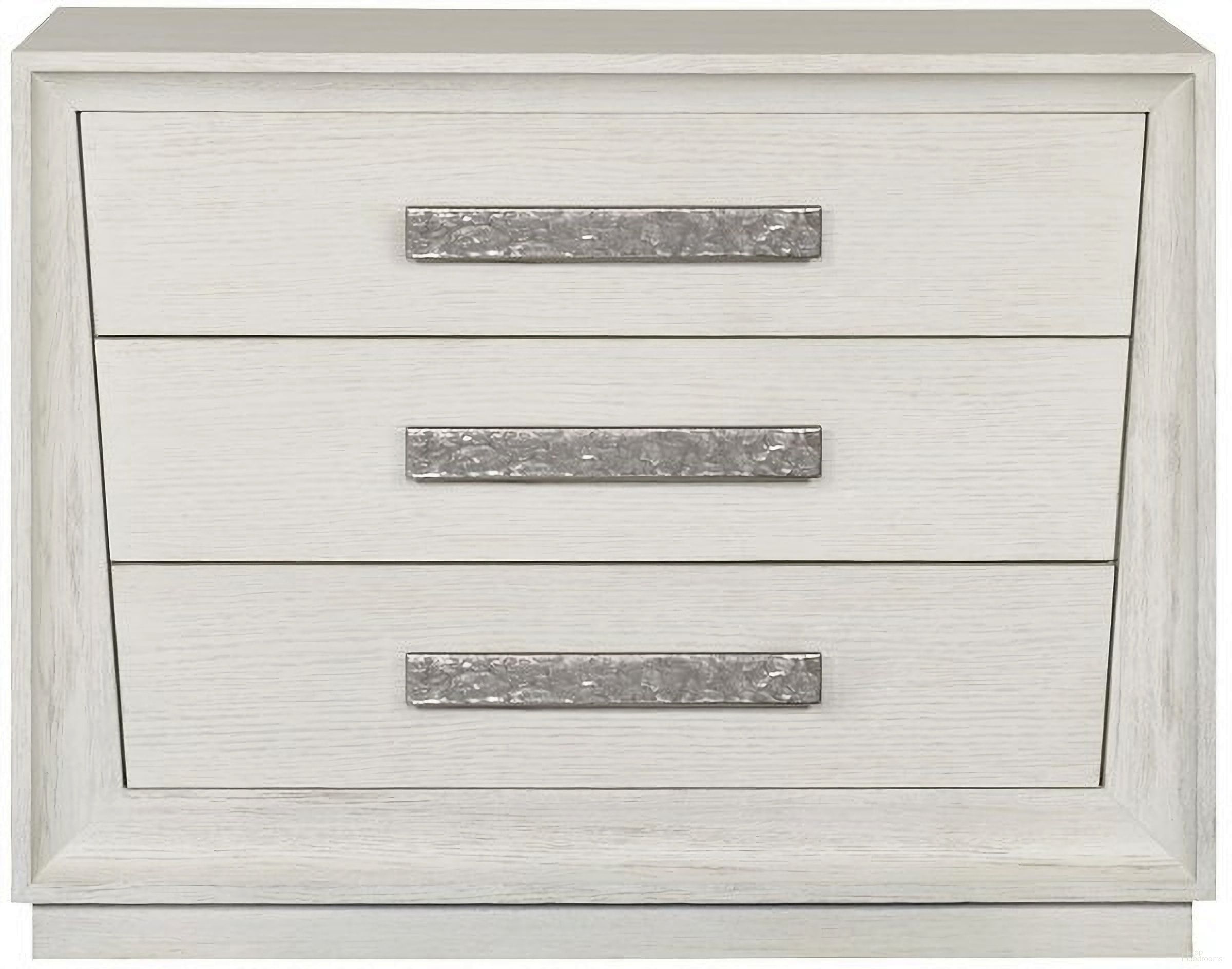 The appearance of Ridge Large Nightstand In Cream designed by Vanguard Furniture in the transitional interior design. This cream piece of furniture was selected by 1StopBedrooms from Ridge Collection to add a touch of cosiness and style into your home. Sku: P290N3-DA. Material: Wood.