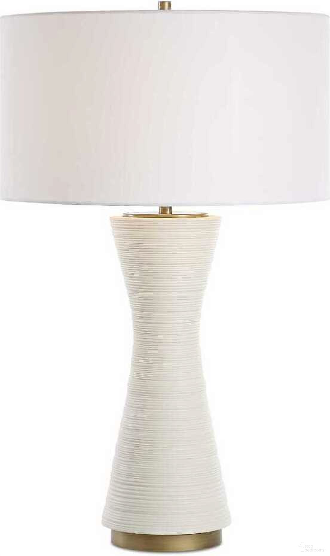 Ridgeline Table Lamp In White