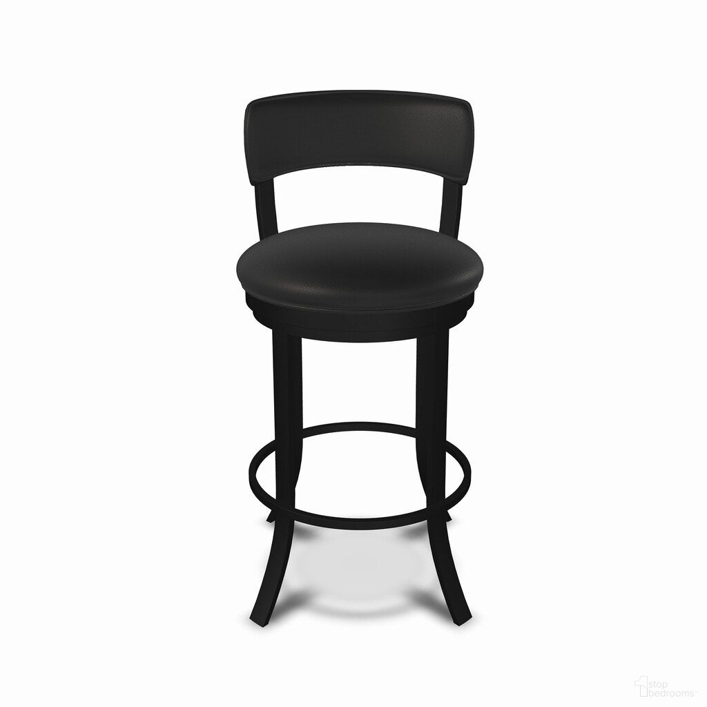 The appearance of Riga 26 Inch Counter Height Swivel Stool In Sable Onyx and Licorice Black designed by Wesley Allen in the modern / contemporary interior design. This sable onyx/licorice black piece of furniture was selected by 1StopBedrooms from Riga Collection to add a touch of cosiness and style into your home. Sku: B516H26-S-MB-DBLK. Material: Metal.