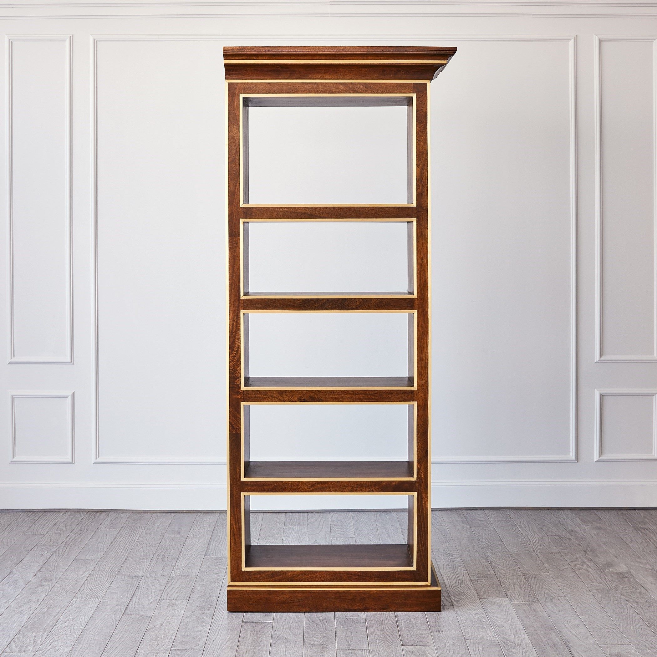 The appearance of Right Library Bookcase In Brown designed by Global Views in the modern / contemporary interior design. This brown piece of furniture was selected by 1StopBedrooms from Right Collection to add a touch of cosiness and style into your home. Sku: 993726. Material: Brass.