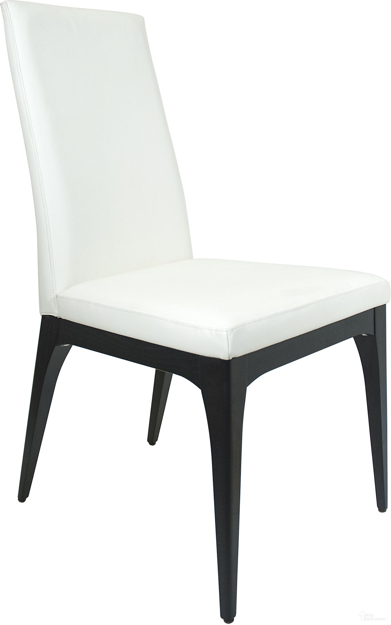 The appearance of Rina Dining Chair Set of 2 In White designed by Bellini Modern Living in the  interior design. This white piece of furniture  was selected by 1StopBedrooms from Rina Collection to add a touch of cosiness and style into your home. Sku: Rina WHT. Material: Solid Wood. Chair Type: Side Chair.