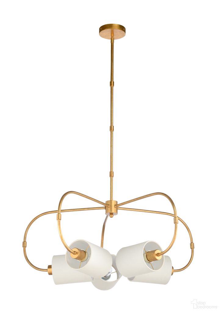 Ring Chandelier In Gold