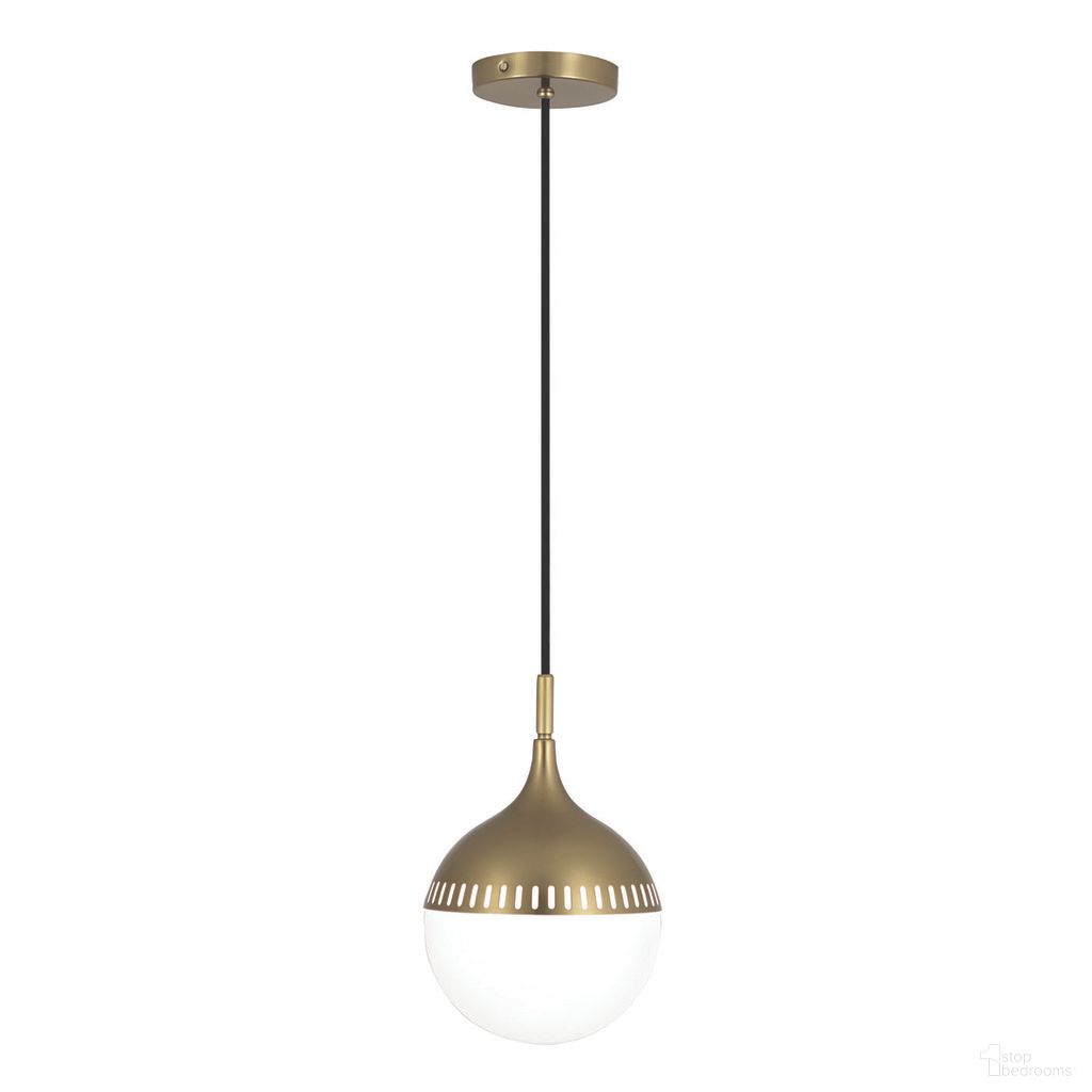 Rio Small Pendant In Antique Brass