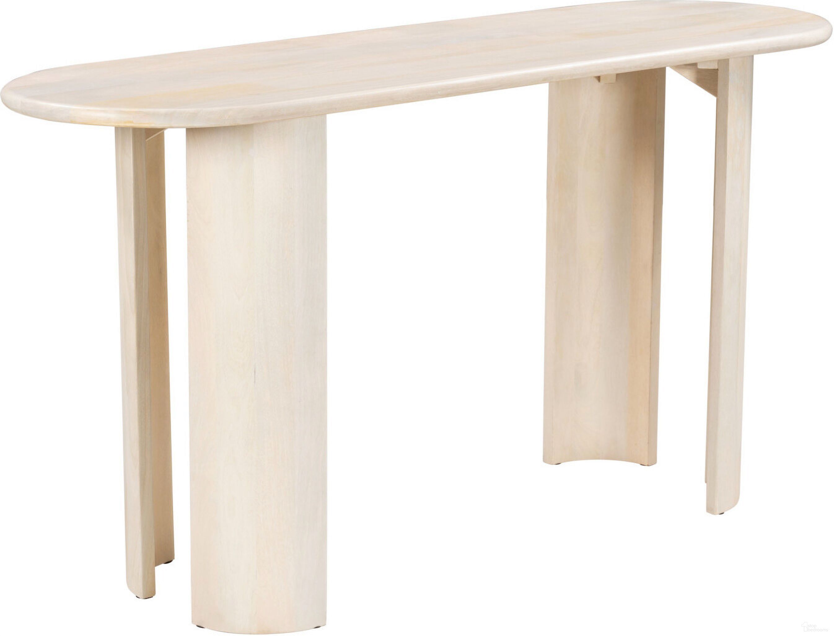 The appearance of Risan Console Table In Natural designed by Zuo Modern in the modern / contemporary interior design. This natural piece of furniture  was selected by 1StopBedrooms from Risan Collection to add a touch of cosiness and style into your home. Sku: 109854. Material: Mango Wood.