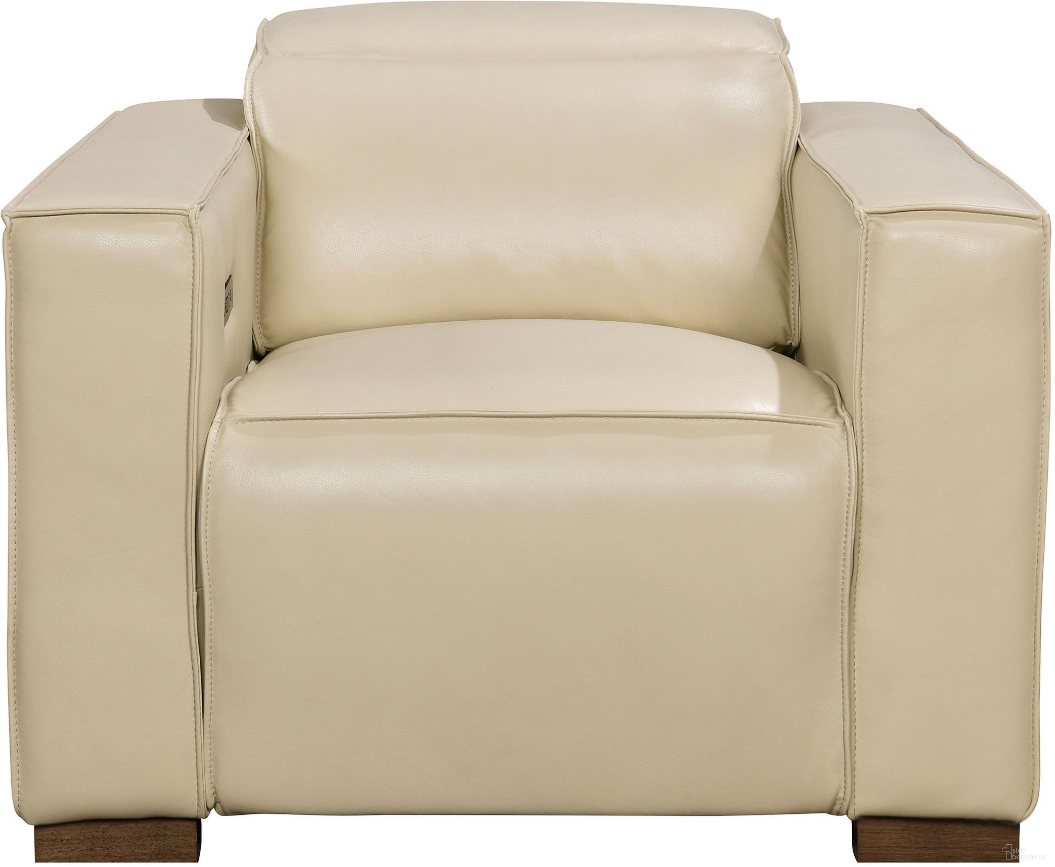 The appearance of Riseholme Reclining Lounge Chair with Barista Brown Legs and Beige Full-Leather designed by Moti in the modern / contemporary interior design. This beige piece of furniture was selected by 1StopBedrooms from Riseholme Collection to add a touch of cosiness and style into your home. Sku: BRN88023102. Material: Leather.