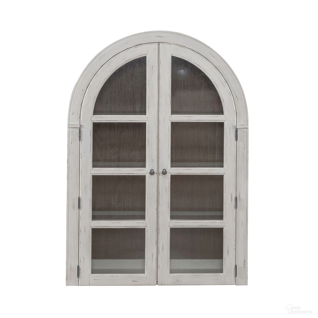The appearance of River Place Curio Hutch In White designed by Liberty in the country / farmhouse interior design. This white piece of furniture was selected by 1StopBedrooms from River Place Collection to add a touch of cosiness and style into your home. Sku: 237-CH4490. Material: Solid Pine.