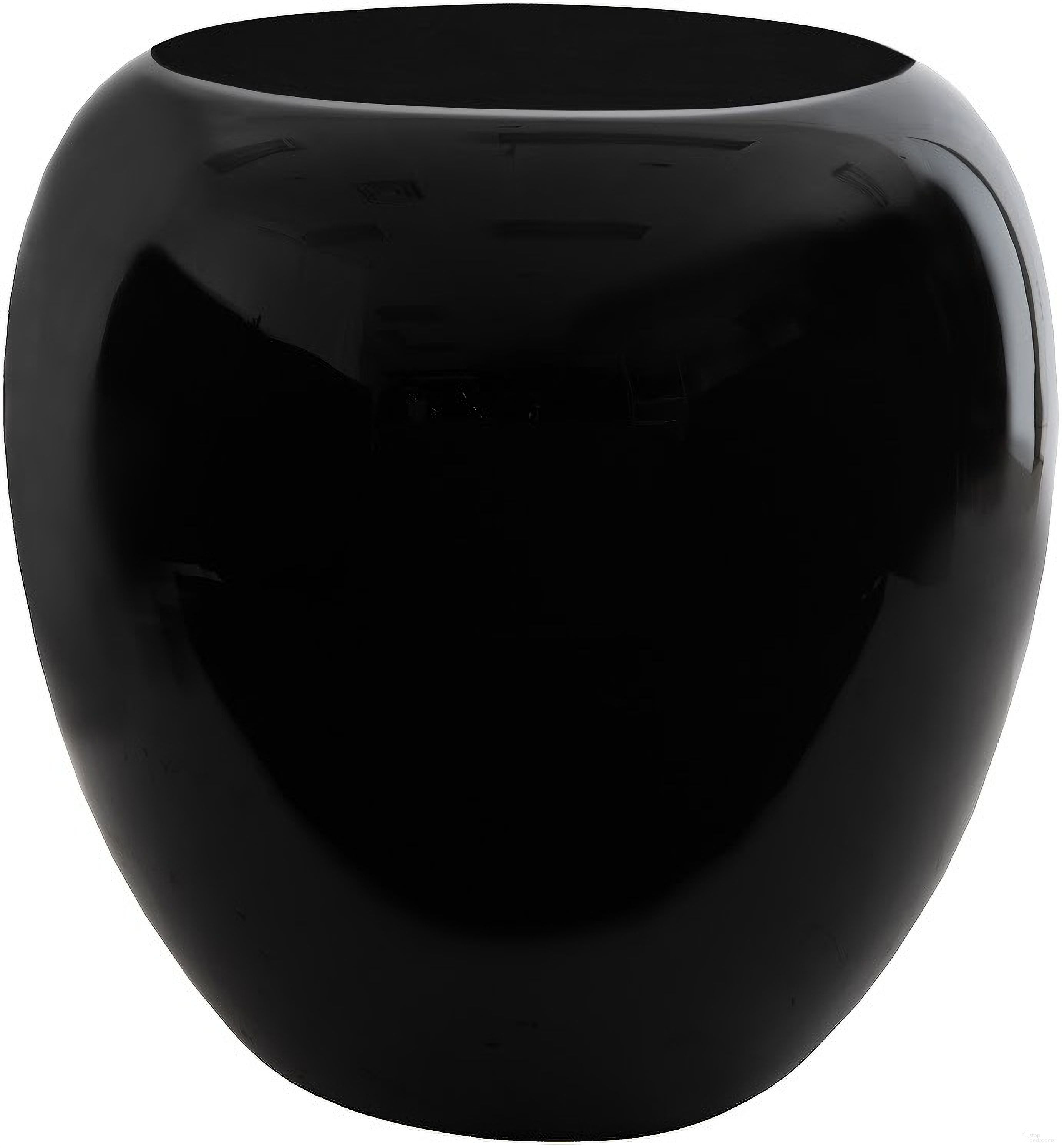 The appearance of River Stone Side Table In Gel Coat Black designed by Phillips Collection in the modern / contemporary interior design. This black piece of furniture  was selected by 1StopBedrooms from River Collection to add a touch of cosiness and style into your home. Sku: PH103926. Material: Resin.