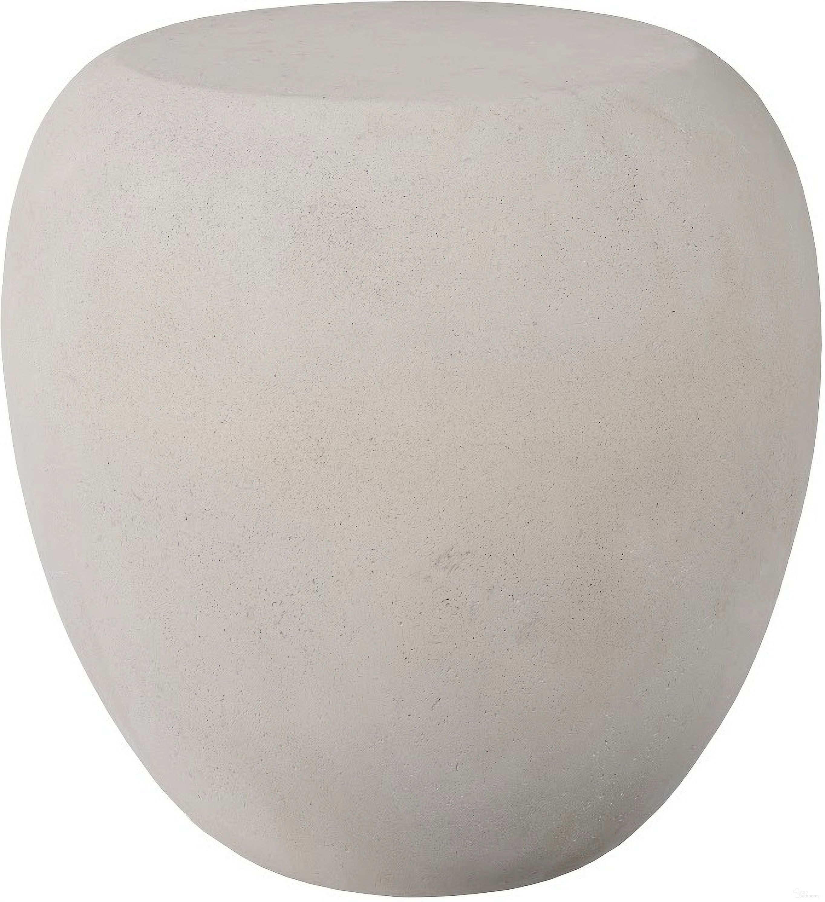 The appearance of River Stone Side Table In Roman Stone designed by Phillips Collection in the modern / contemporary interior design. This off white piece of furniture  was selected by 1StopBedrooms from River Stone Collection to add a touch of cosiness and style into your home. Sku: PH103554. Material: Resin.