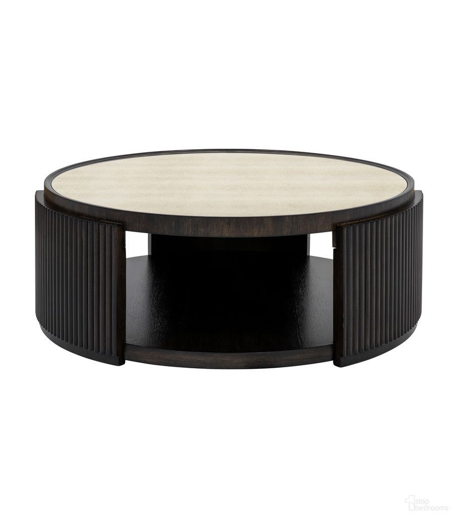 Rivera Coffee Table In Brown and Gold