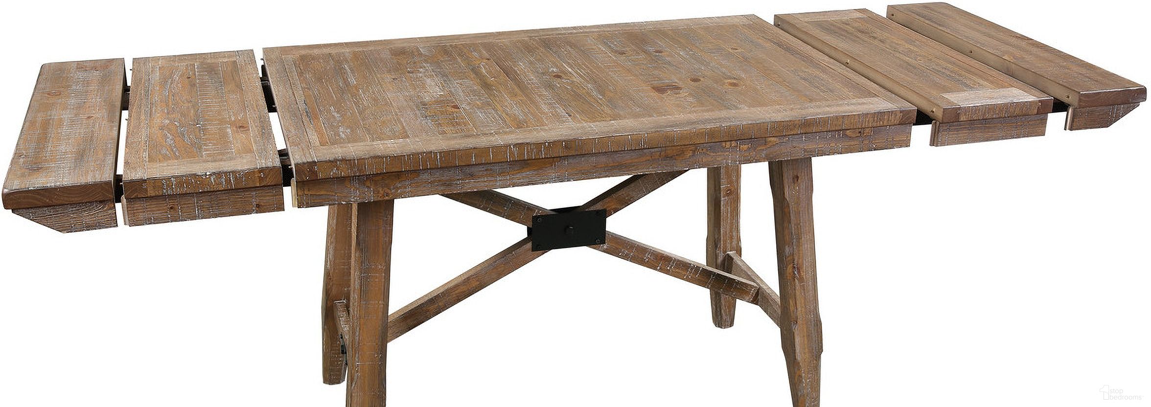 The appearance of Riverdale Counter Table In Brown designed by Steve Silver in the modern / contemporary interior design. This brown piece of furniture was selected by 1StopBedrooms from Riverdale Collection to add a touch of cosiness and style into your home. Sku: RV500PT;RV500PTB. Table Base Style: Trestle. Table Top Shape: Rectangular. Material: Rubberwood. Size: 36" x 72".