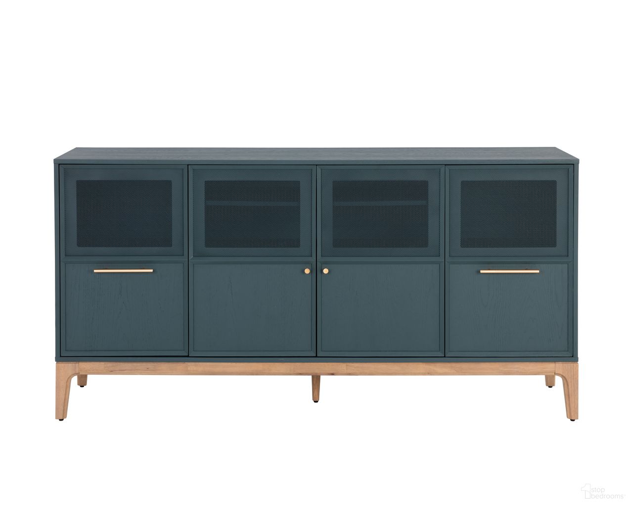 Rivero Sideboard In Teal and Light Wash