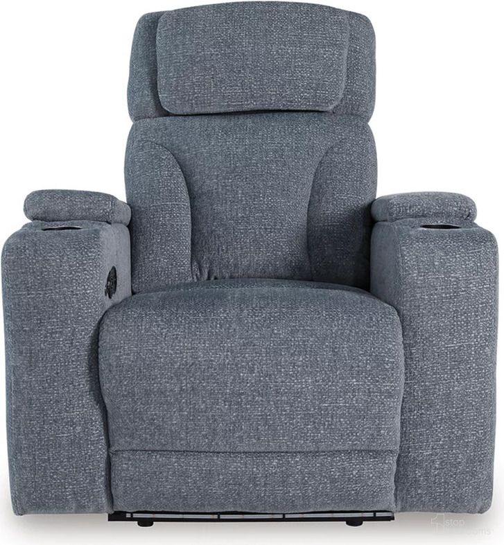 The appearance of RiverTest Power Recliner In Steel designed by Signature Design by Ashley in the modern / contemporary interior design. This steel piece of furniture was selected by 1StopBedrooms from RiverTest Collection to add a touch of cosiness and style into your home. Sku: NC4980213. Material: Fabric.
