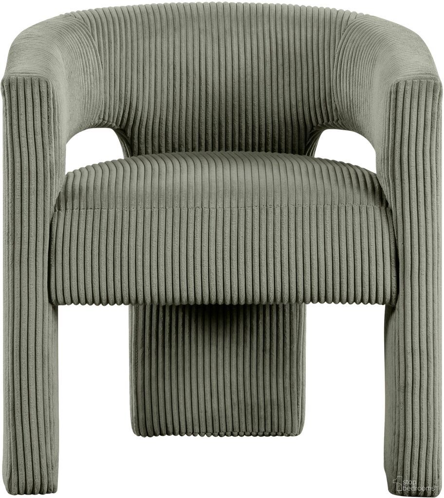 The appearance of Riz Corduroy Fabric Accent and Dining Chair In Green designed by Meridian in the modern / contemporary interior design. This green piece of furniture was selected by 1StopBedrooms from Riz Collection to add a touch of cosiness and style into your home. Sku: 11055Green-C. Material: Microsuede. Chair Type: Arm Chair.