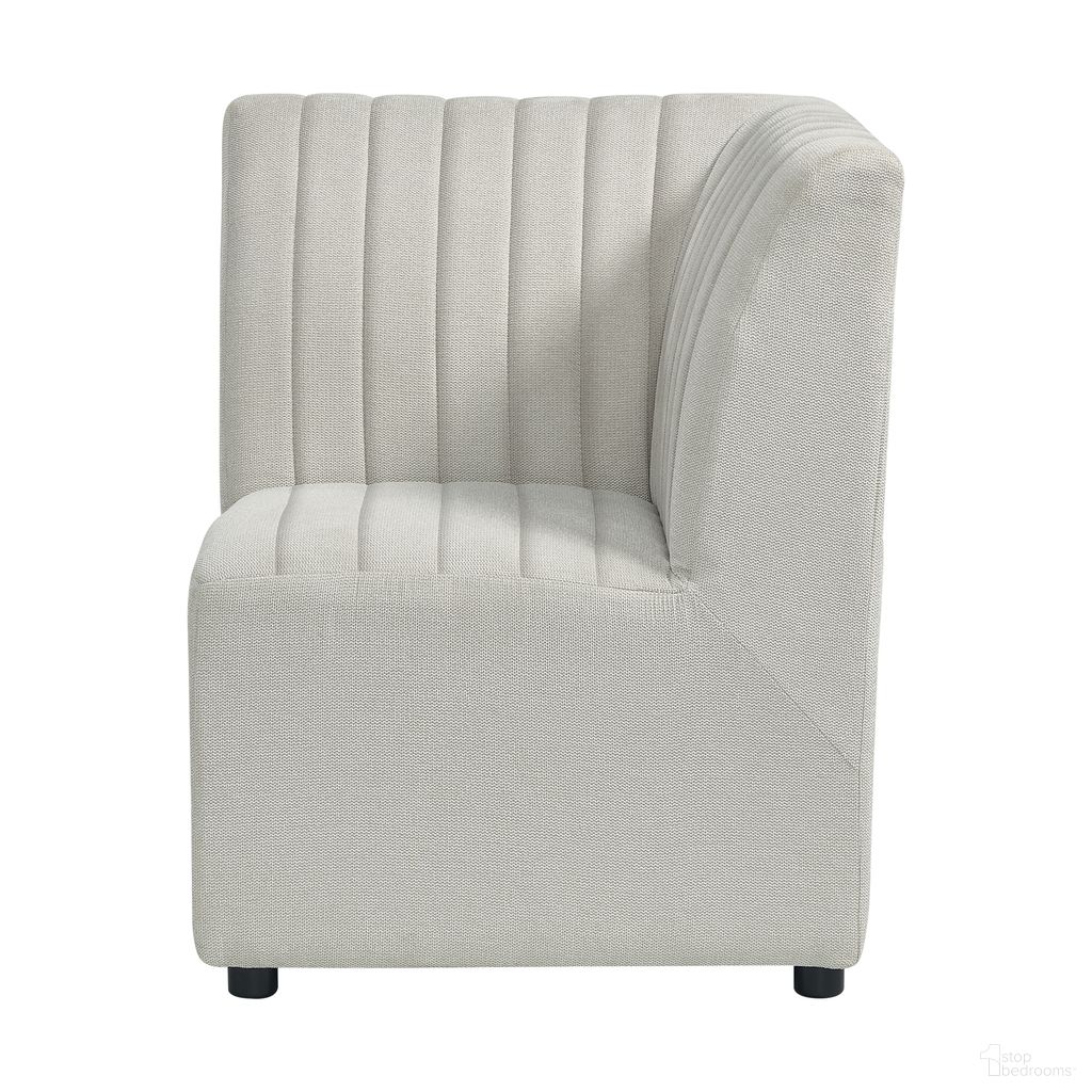 The appearance of Rizzo Dining Corner Chair In Beige designed by Picket House in the modern / contemporary interior design. This beige piece of furniture was selected by 1StopBedrooms from Rizzo Collection to add a touch of cosiness and style into your home. Sku: D-7570-6-CR. Material: Polyester. Chair Type: Side Chair.