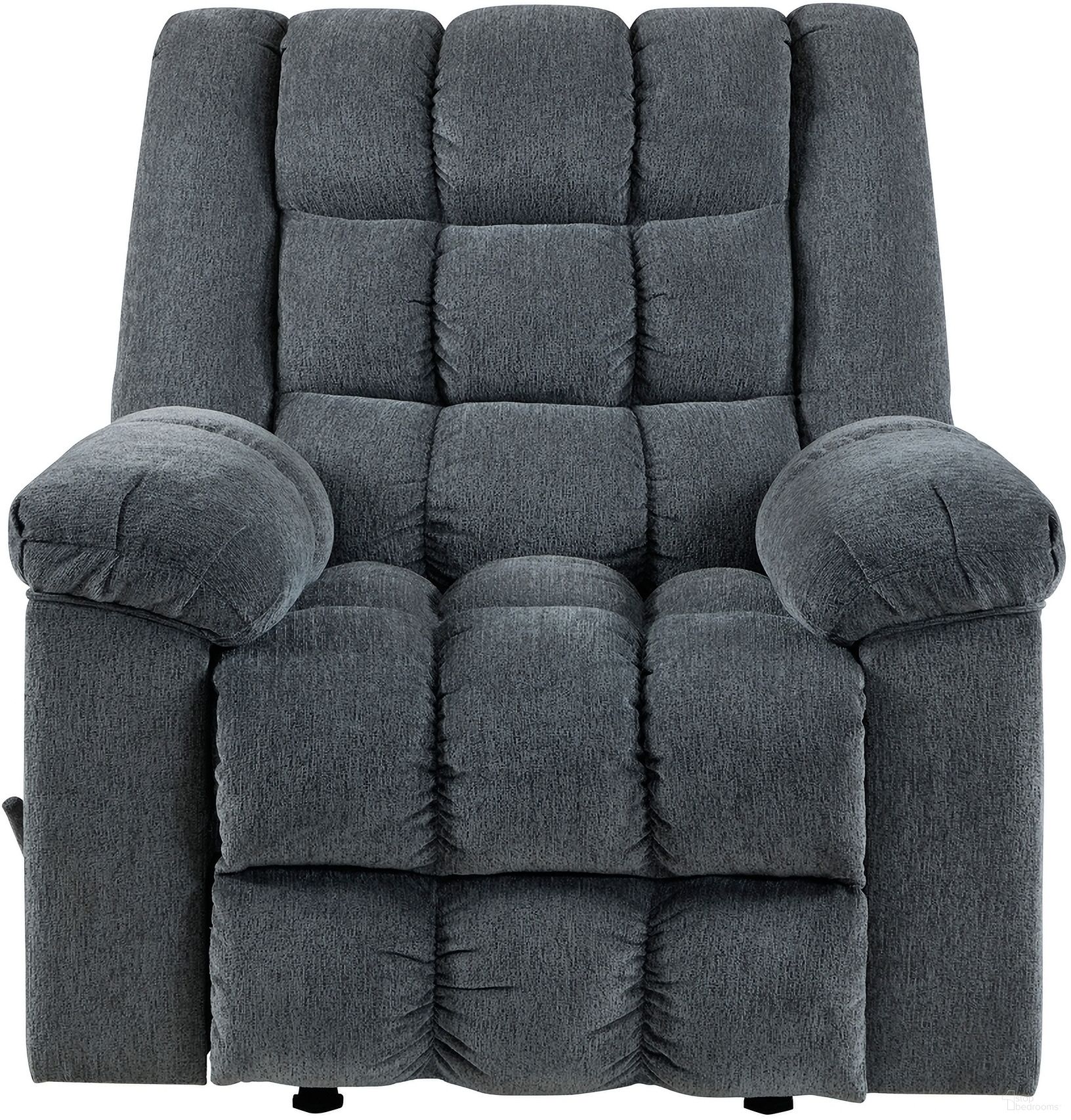 The appearance of Baldwin Rocker Reclining Chair In Dark Gray designed by Homelegance in the transitional interior design. This dark gray piece of furniture was selected by 1StopBedrooms from Baldwin Collection to add a touch of cosiness and style into your home. Sku: 9726DG-1. Material: Polyester.