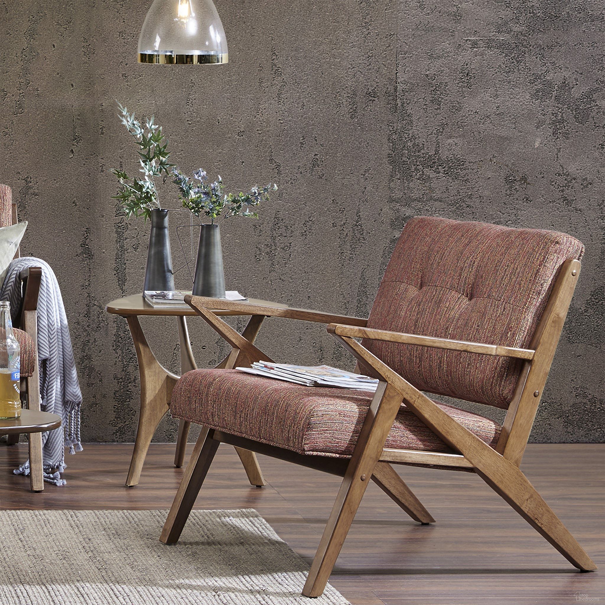 The appearance of Rocket Lounge In Orange designed by Olliix in the transitional interior design. This orange piece of furniture was selected by 1StopBedrooms from Rocket Collection to add a touch of cosiness and style into your home. Sku: FPF18-0350. Material: Wood.