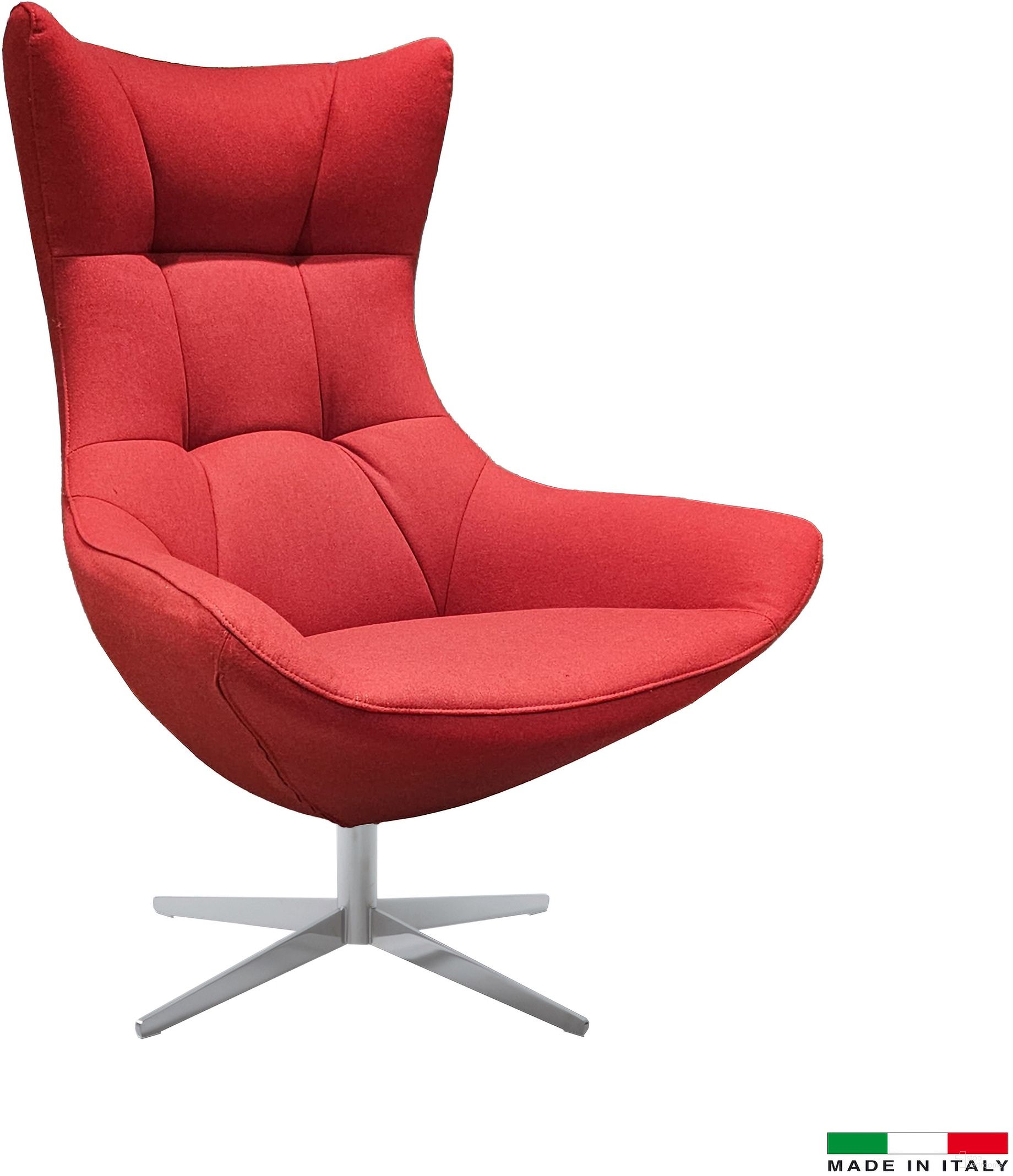 The appearance of Rocky Accent Chair In Red designed by Bellini Modern Living in the modern / contemporary interior design. This red piece of furniture was selected by 1StopBedrooms from Rocky Collection to add a touch of cosiness and style into your home. Sku: Rocky CH RD. Material: Melange.