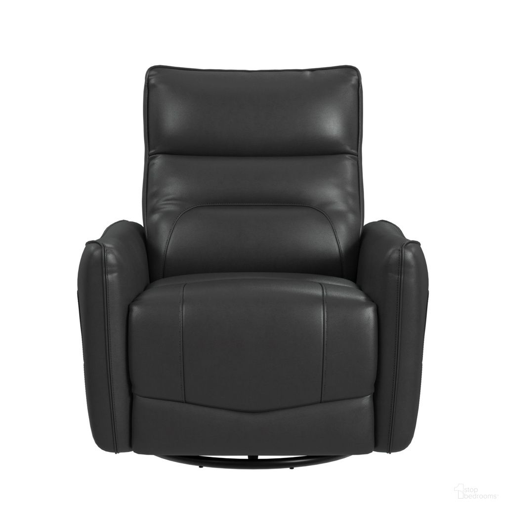 Rodger Power Recliner with Glider and Swivel In Black