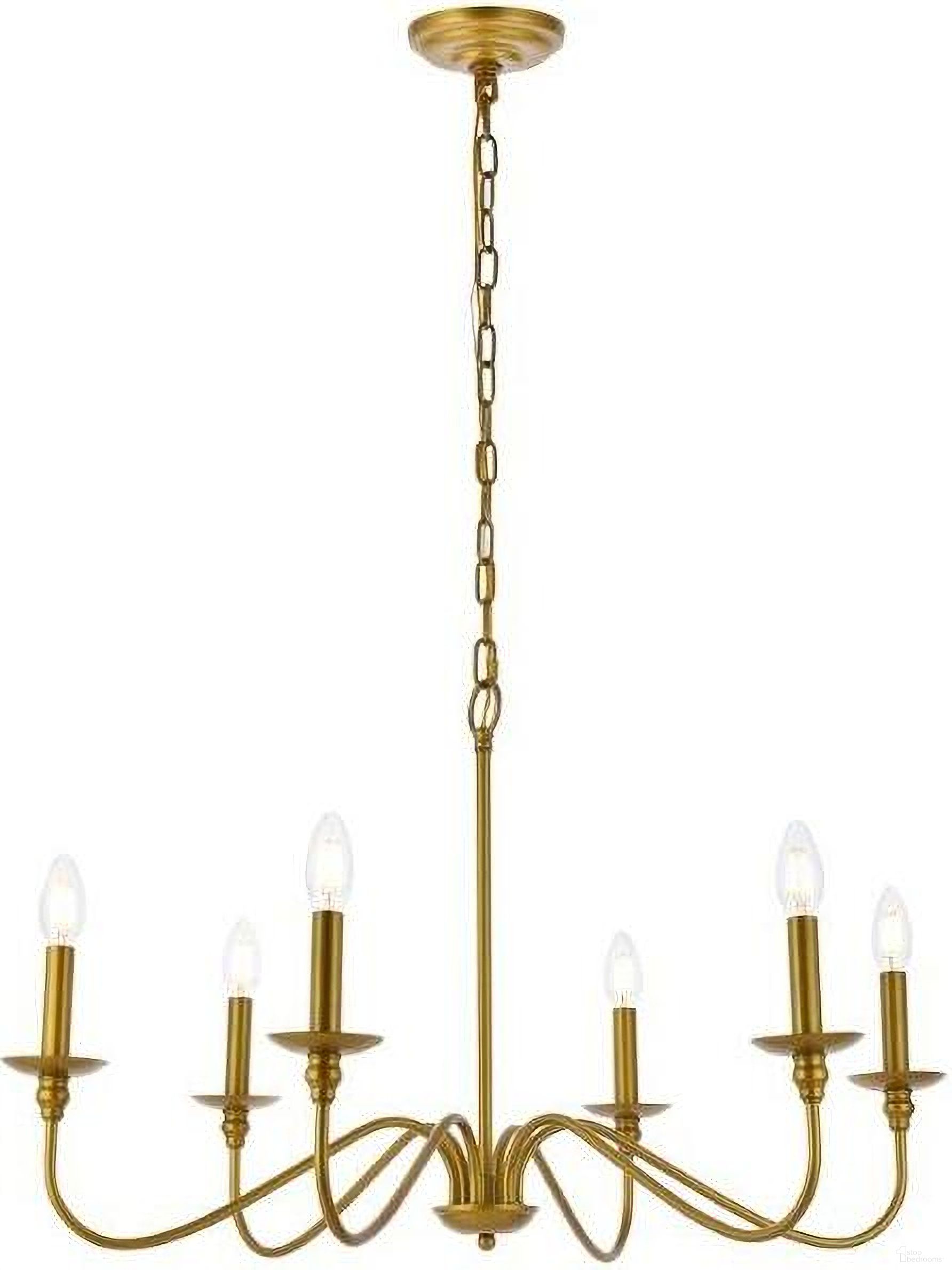 Rohan 30 Inch Chandelier In Brass