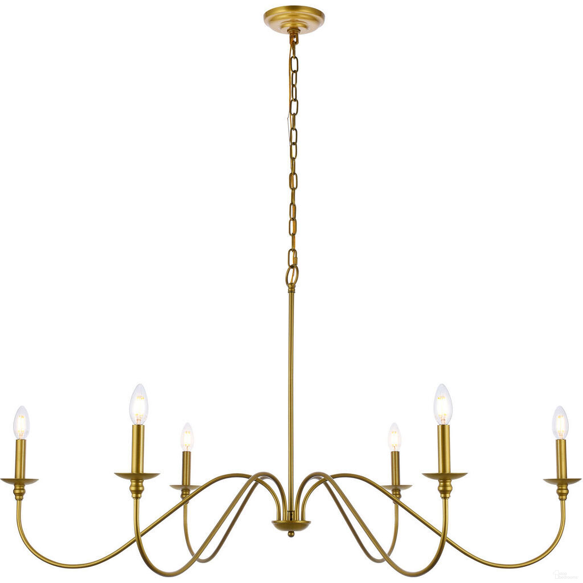 Rohan 48 Inch Chandelier In Brass