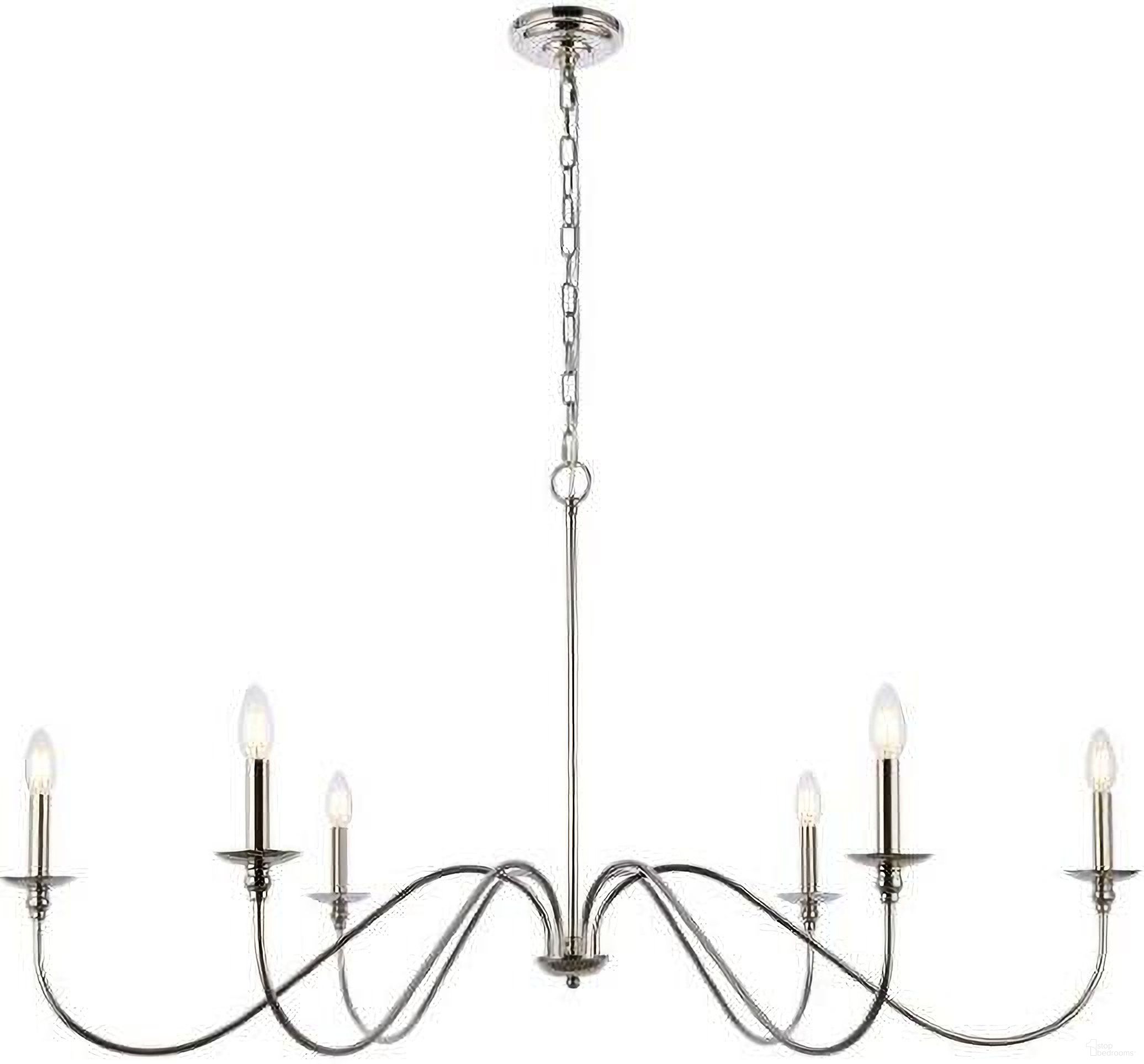 Rohan 48 Inch Chandelier In Polished Nickel