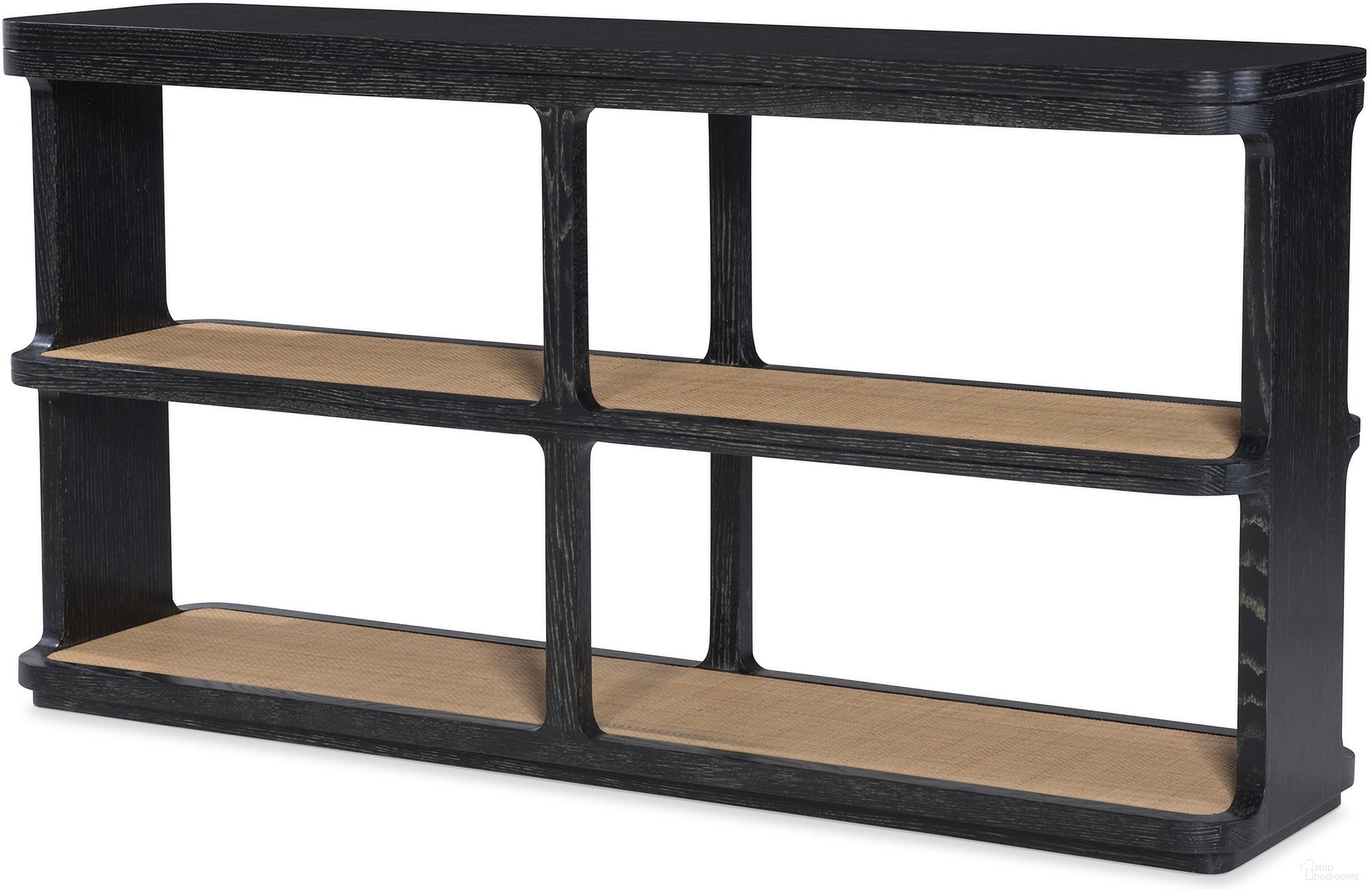 The appearance of Rohan Console Table In Black designed by Century Furniture in the modern / contemporary interior design. This black piece of furniture was selected by 1StopBedrooms from Curate Collection to add a touch of cosiness and style into your home. Sku: CT6094. Material: Wood.