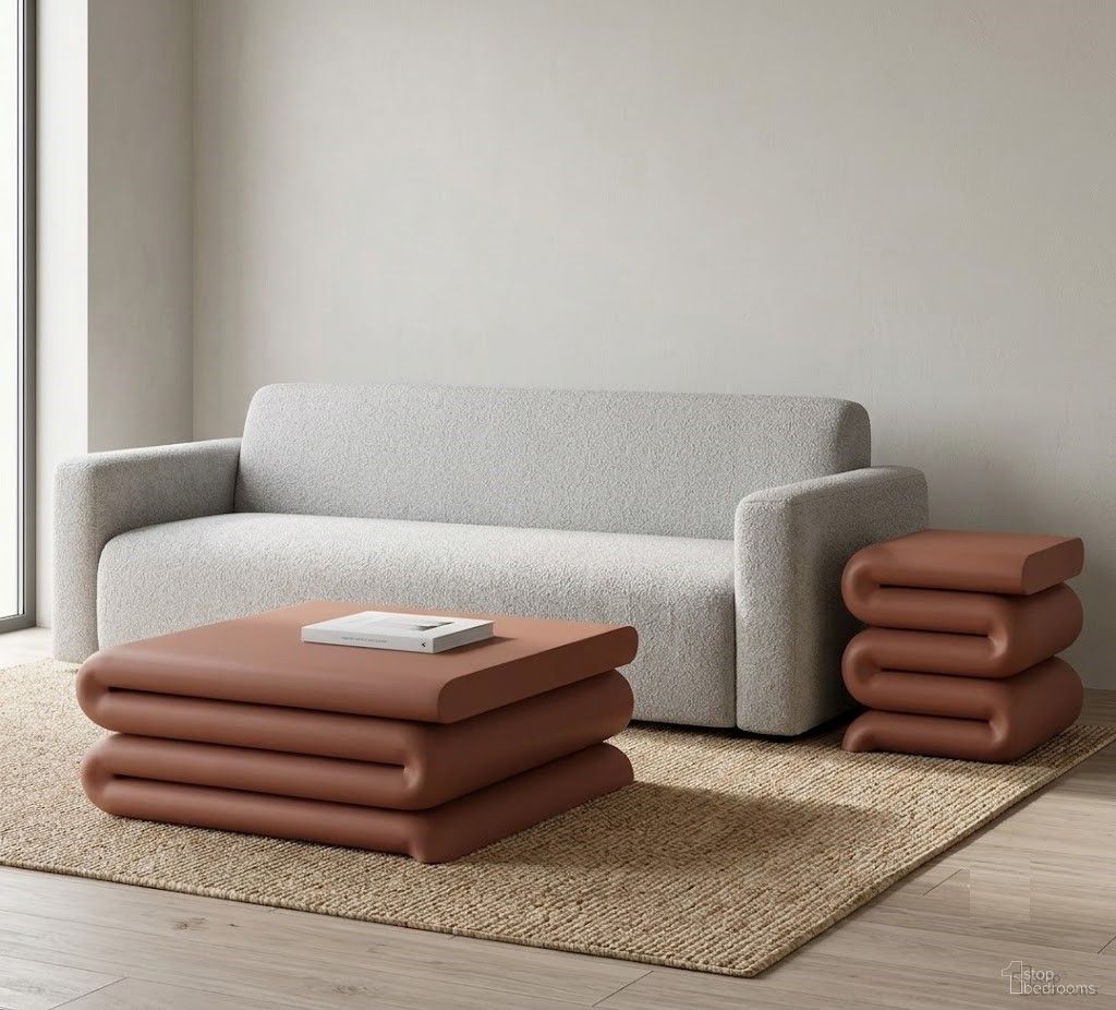 Roland Occasional Table Set In Terracotta