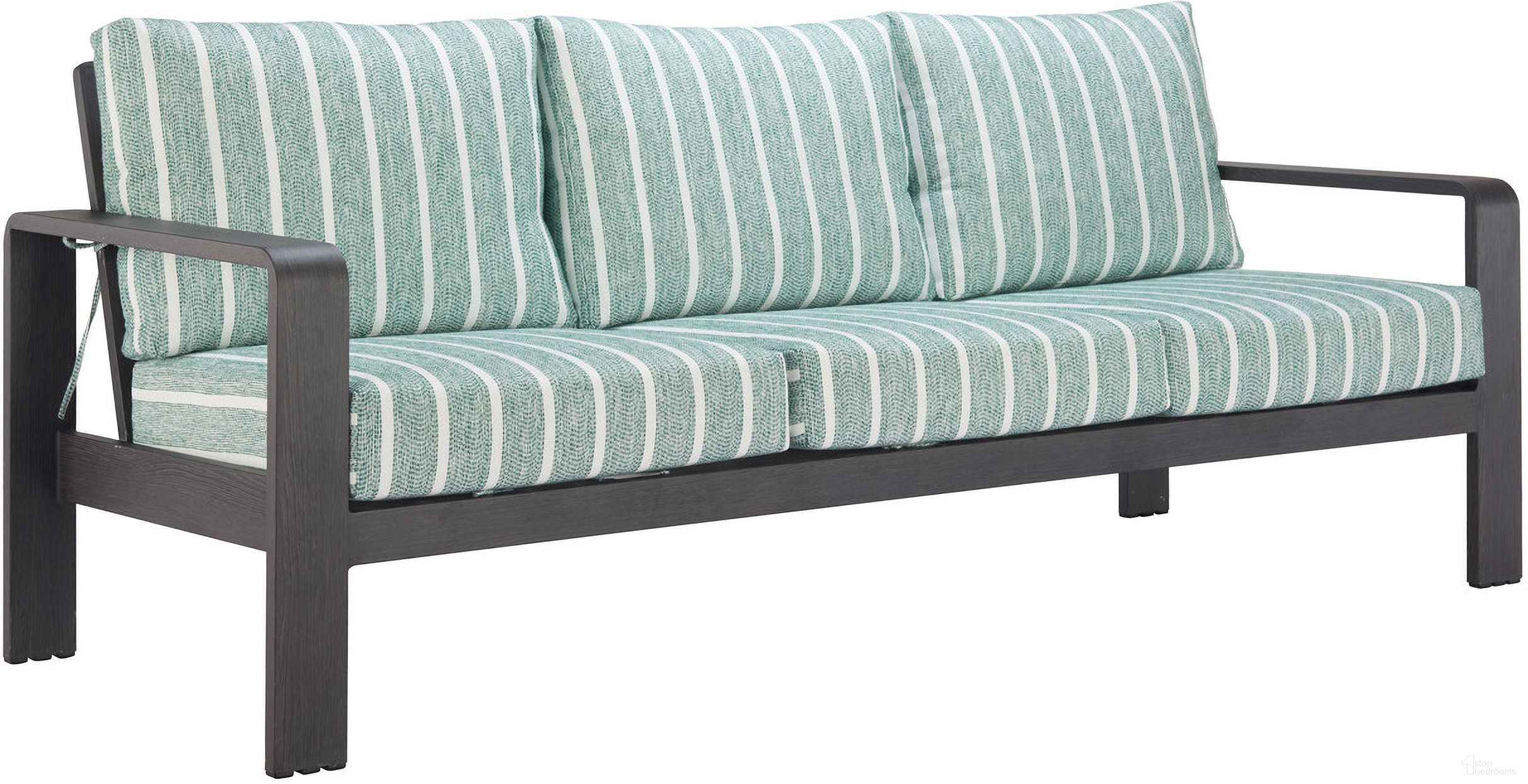 The appearance of Rolig Sofa In Green designed by Zuo Modern in the modern / contemporary interior design. This green piece of furniture was selected by 1StopBedrooms from Rolig Collection to add a touch of cosiness and style into your home. Sku: 704089. Material: Olefin.