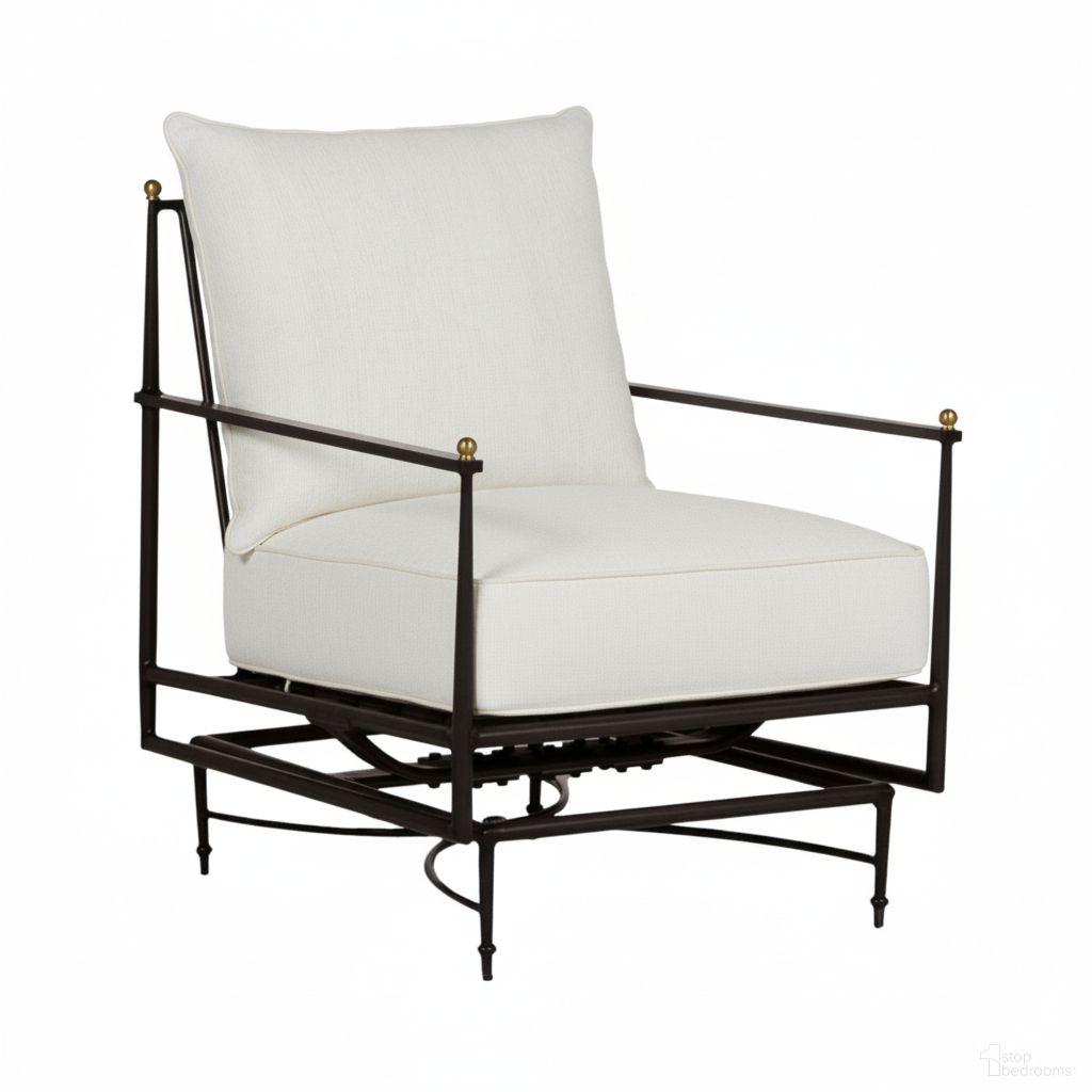 The appearance of Roma Wrought Aluminum Outdoor Spring Lounge Chair In Bali Pearl designed by Summer Classics in the traditional interior design. This bali pearl piece of furniture  was selected by 1StopBedrooms from Roma Collection to add a touch of cosiness and style into your home. Sku: 366831+C608P4219W4219. Material: Aluminum.