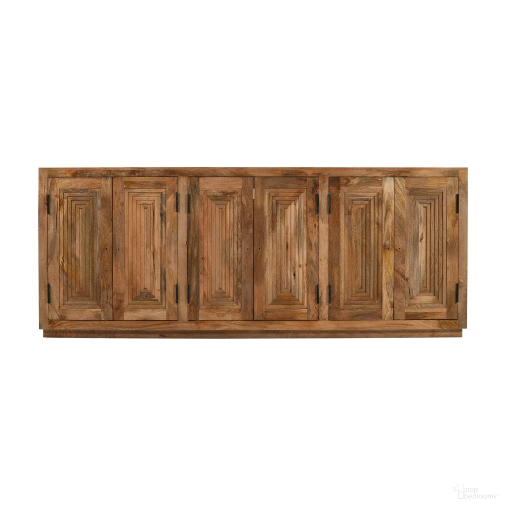 Ronan Six-Door Sideboard In Brown