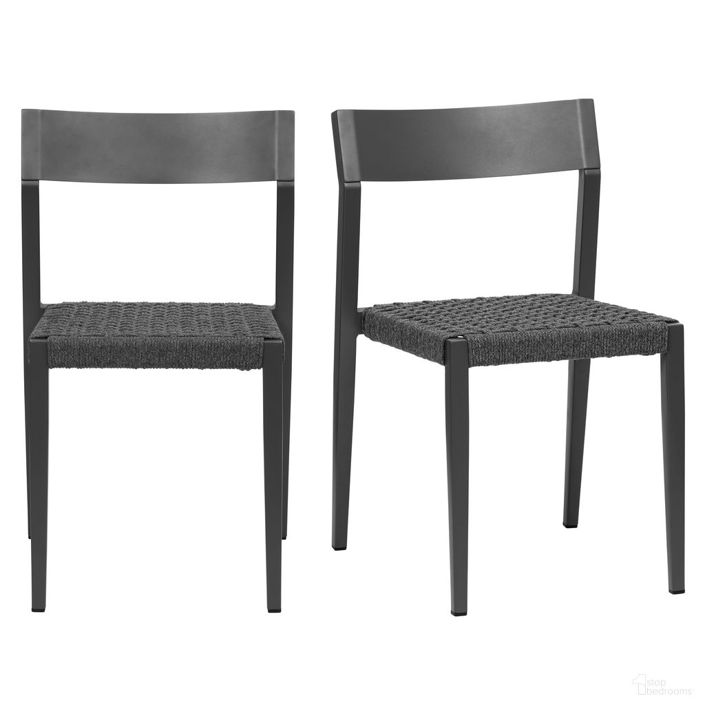The appearance of Ronan Stackable Outdoor Side Chair Set of 2 In Gray designed by Euro Style in the modern / contemporary interior design. This gray piece of furniture was selected by 1StopBedrooms from Ronan Collection to add a touch of cosiness and style into your home. Sku: 90586-GRY. Material: Aluminum.