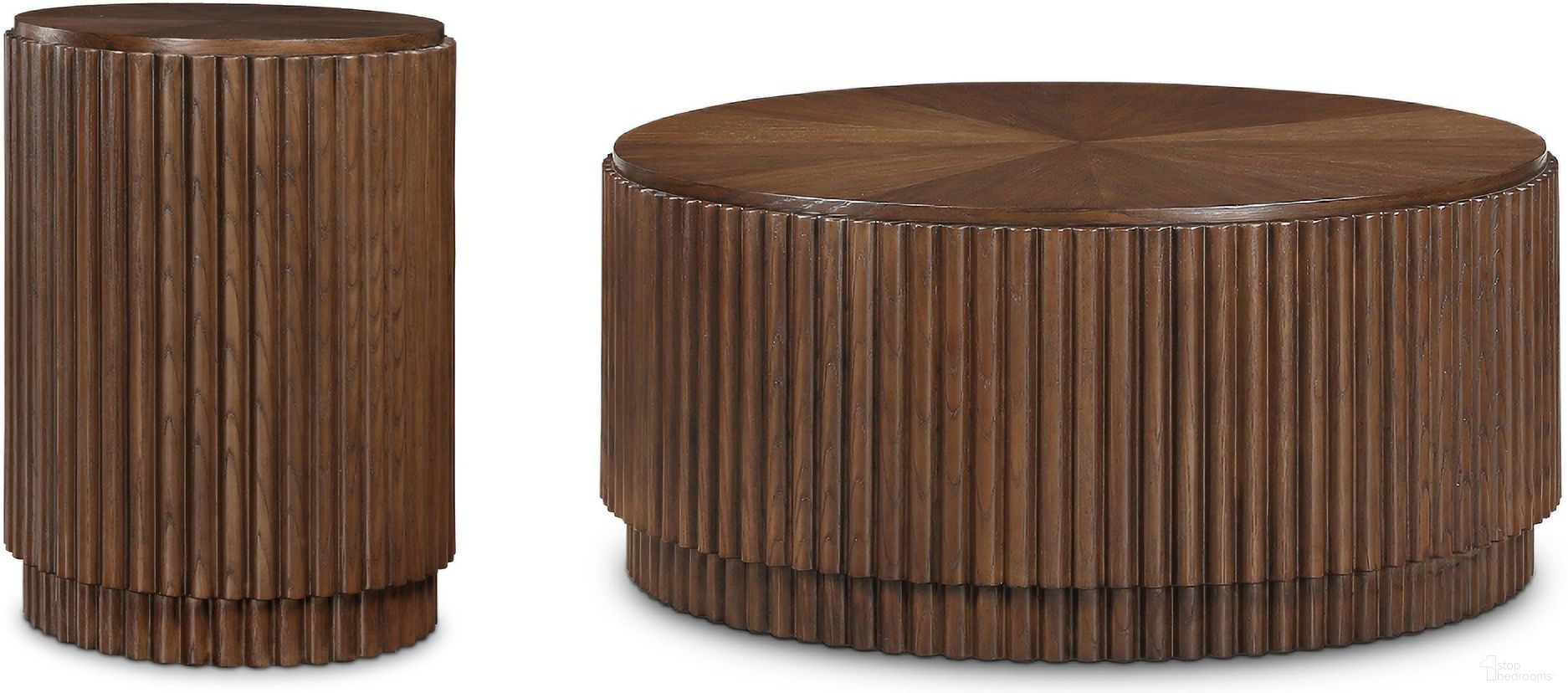 Ronin Occasional Table Set In Brown