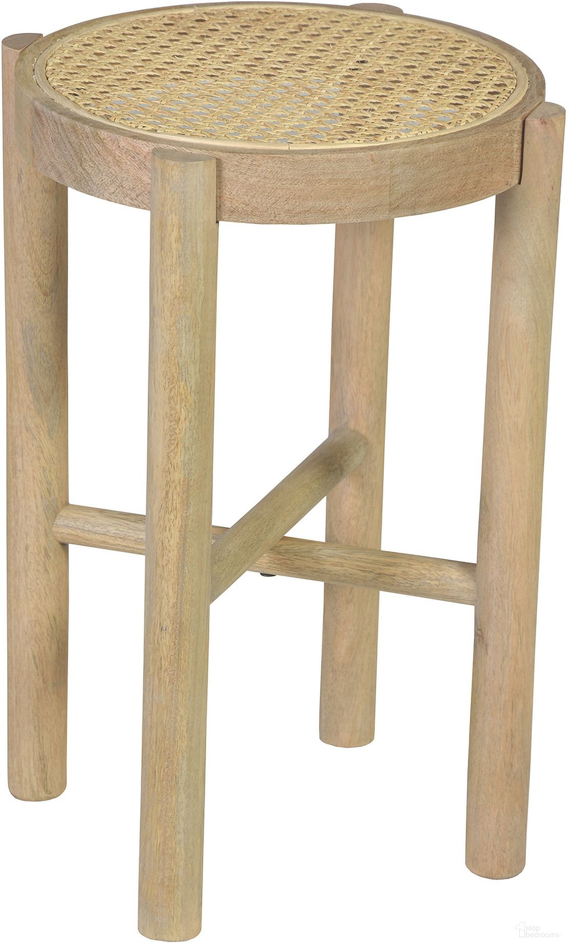 Ronit Solid Wood Side Table In Natural