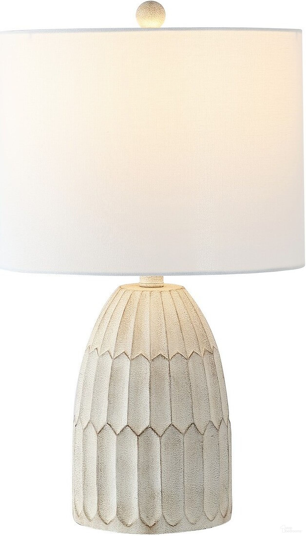 Ronken Table Lamp in Antique White