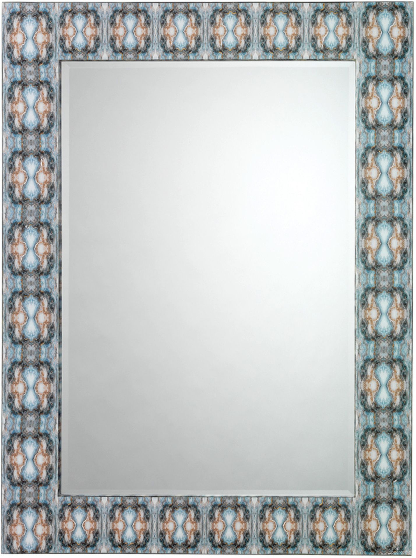 The appearance of Rorschach Mirror in Indigo Blue Lacquer designed by Jamie Young Company in the transitional interior design. This indigo and blue piece of furniture  was selected by 1StopBedrooms from Rorschach Collection to add a touch of cosiness and style into your home. Sku: 6RORS-MIINBL. Material: Glass.
