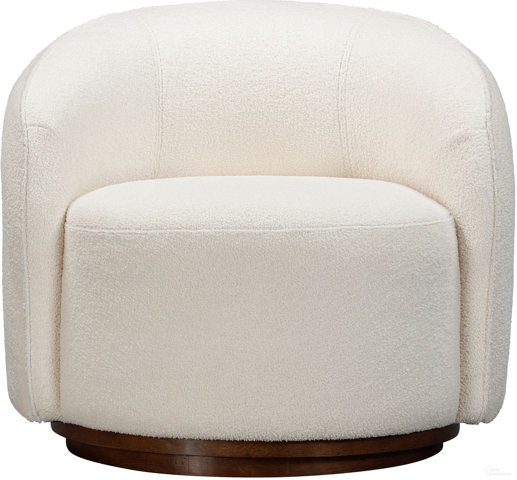 The appearance of Rory Accent Chair In Ivory designed by Bassett Mirror Company in the glam interior design. This ivory piece of furniture  was selected by 1StopBedrooms from Rory Collection to add a touch of cosiness and style into your home. Sku: 2550-LR-805. Material: Polyester.