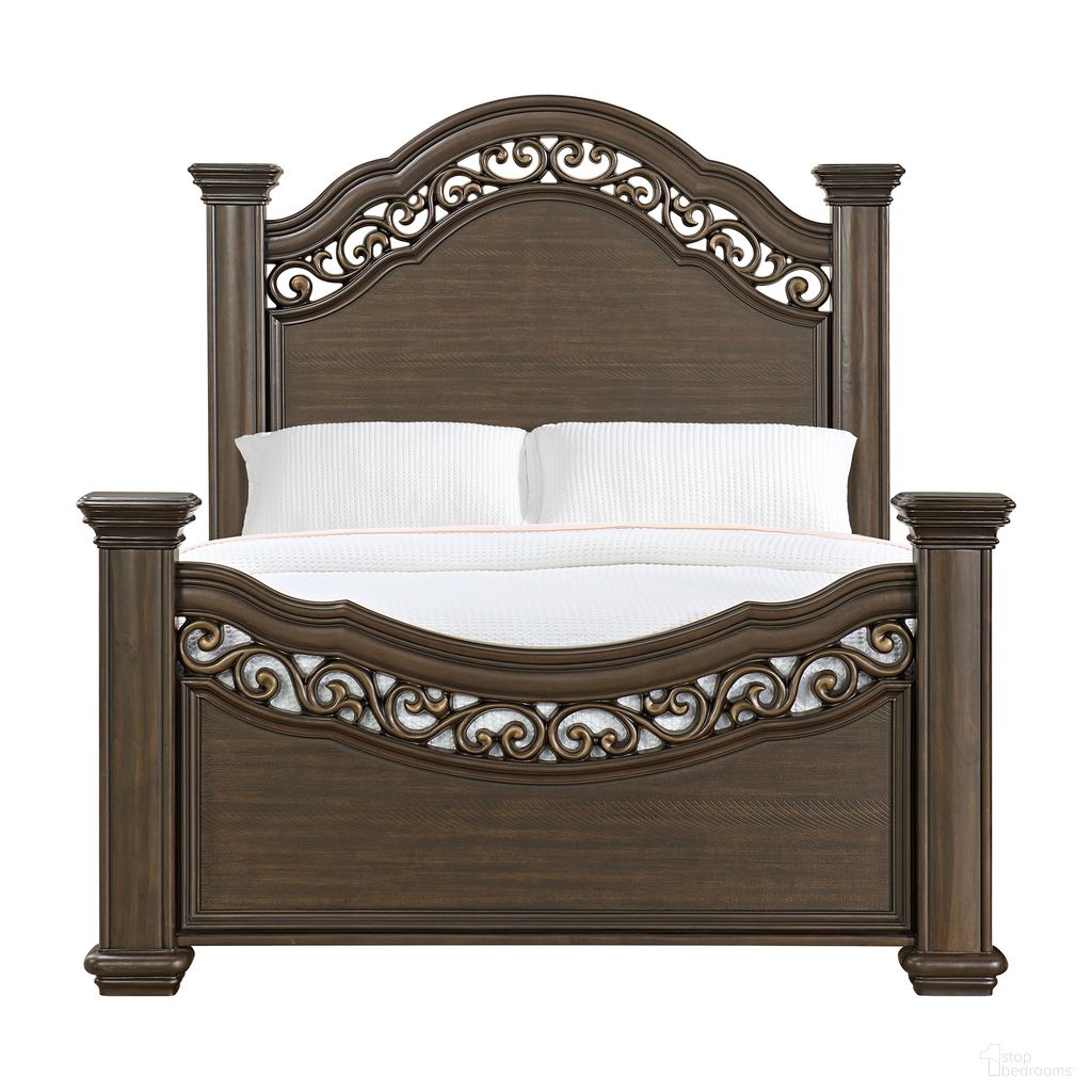 The appearance of Rosalinda Queen Panel Bed In Mahogany designed by Picket House in the traditional interior design. This mahogany piece of furniture was selected by 1StopBedrooms from Rosalinda Collection to add a touch of cosiness and style into your home. Sku: B-13070-5-QH;B-13070-5-QF;B-13070-5-QKR. Bed Type: Panel Bed. Bed Size: Queen. Material: Pine.