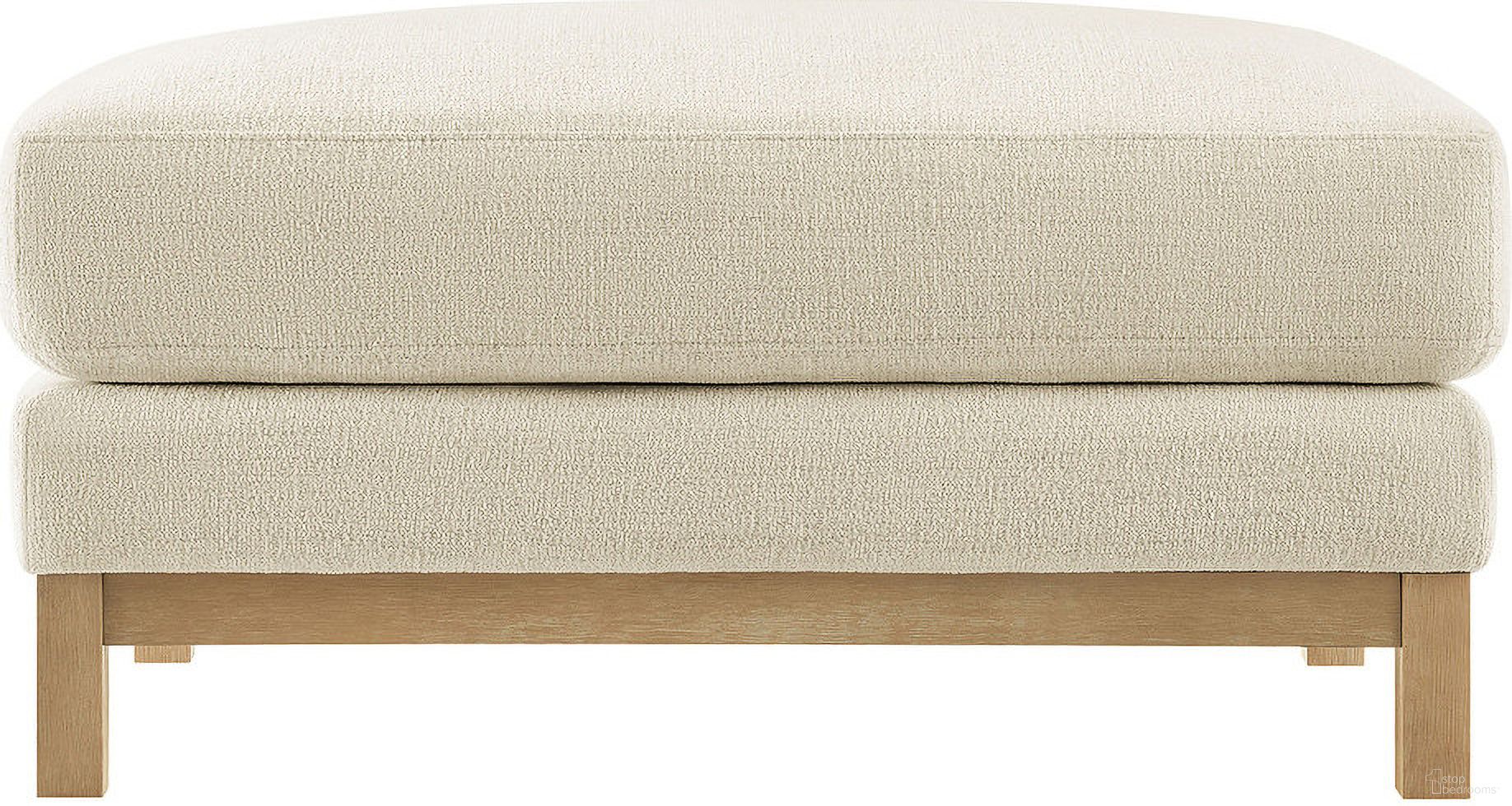 The appearance of Roscoe Fabric Ottoman In Ivory designed by Modway in the modern / contemporary interior design. This ivory piece of furniture was selected by 1StopBedrooms from Roscoe Collection to add a touch of cosiness and style into your home. Sku: EEI-7330-IVO. Material: Fabric.