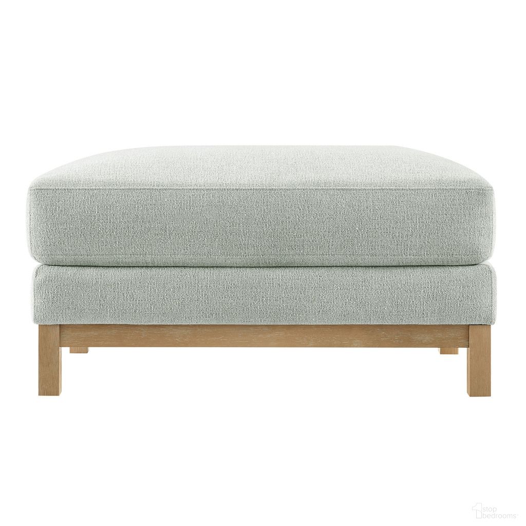 The appearance of Roscoe Fabric Ottoman In Mist designed by Modway in the modern / contemporary interior design. This mist piece of furniture was selected by 1StopBedrooms from Roscoe Collection to add a touch of cosiness and style into your home. Sku: EEI-7330-MST. Material: Fabric.