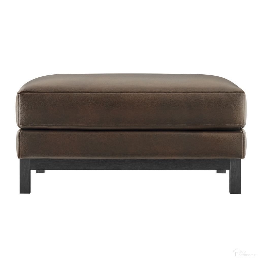 The appearance of Roscoe Vegan Leather Ottoman In Espresso designed by Modway in the modern / contemporary interior design. This espresso piece of furniture was selected by 1StopBedrooms from Roscoe Collection to add a touch of cosiness and style into your home. Sku: EEI-7338-ESP. Material: Leather.