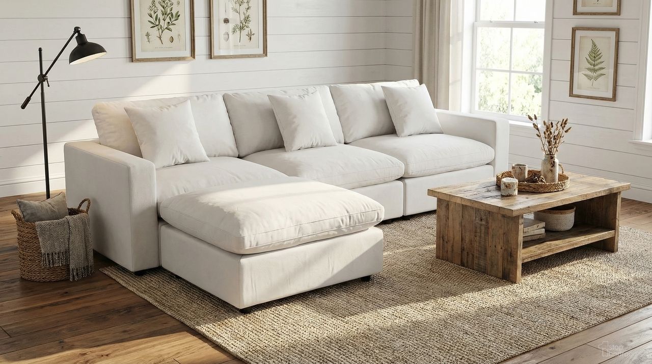 The appearance of Rosedale 3Pc Modular Sectional with Reversible Ottoman In Beige Velvet designed by Premier Home in the modern / contemporary interior design. This beige piece of furniture was selected by 1StopBedrooms from Rosedale Collection to add a touch of cosiness and style into your home. Sku: FS032-BG-AR;FS032-BG-AR;FS032-BG-AR;FS032-BG-AR;FS032-BG-AR;FS032-BG-ST;FS032-BG-ST;FS032-BG-ST;FS032-BG-ST. Material: Velvet. Layout: Sofa & Chaise.